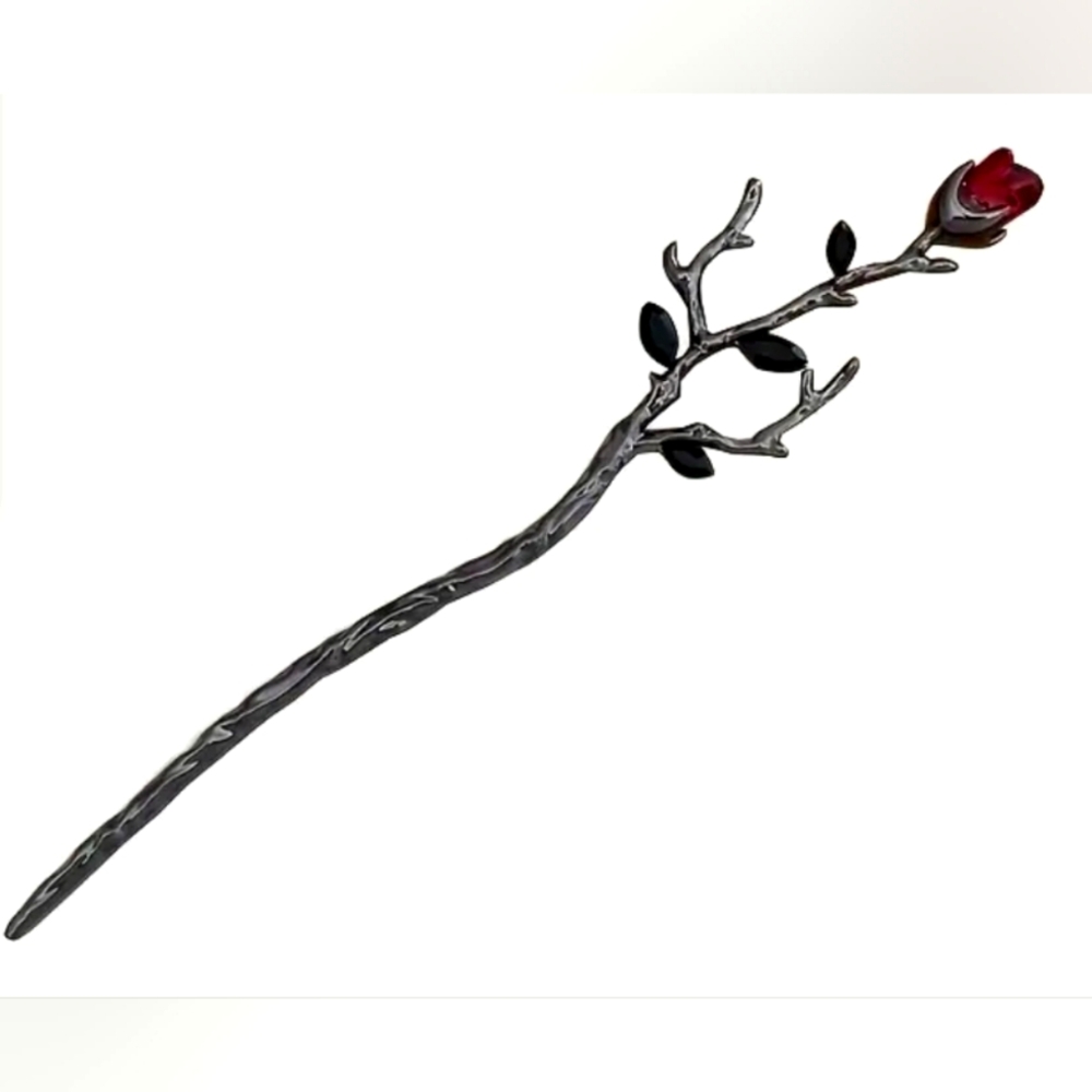 Gothic Style Hair Pin Rose Vine